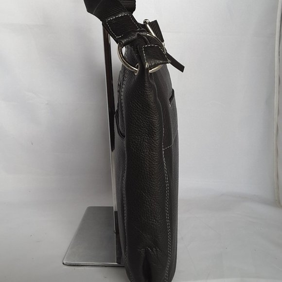 COPY - BLACK & Brown FAUX LEATHER CROSSBODY PURSES - Picture 6 of 8